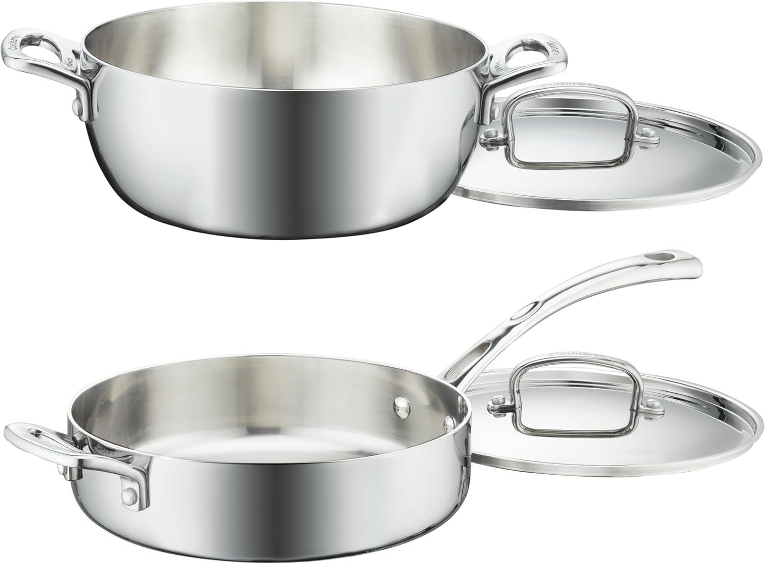 Cuisinart ® French Classic Tri-Ply Stainless Steel 10-Piece Cookware Set