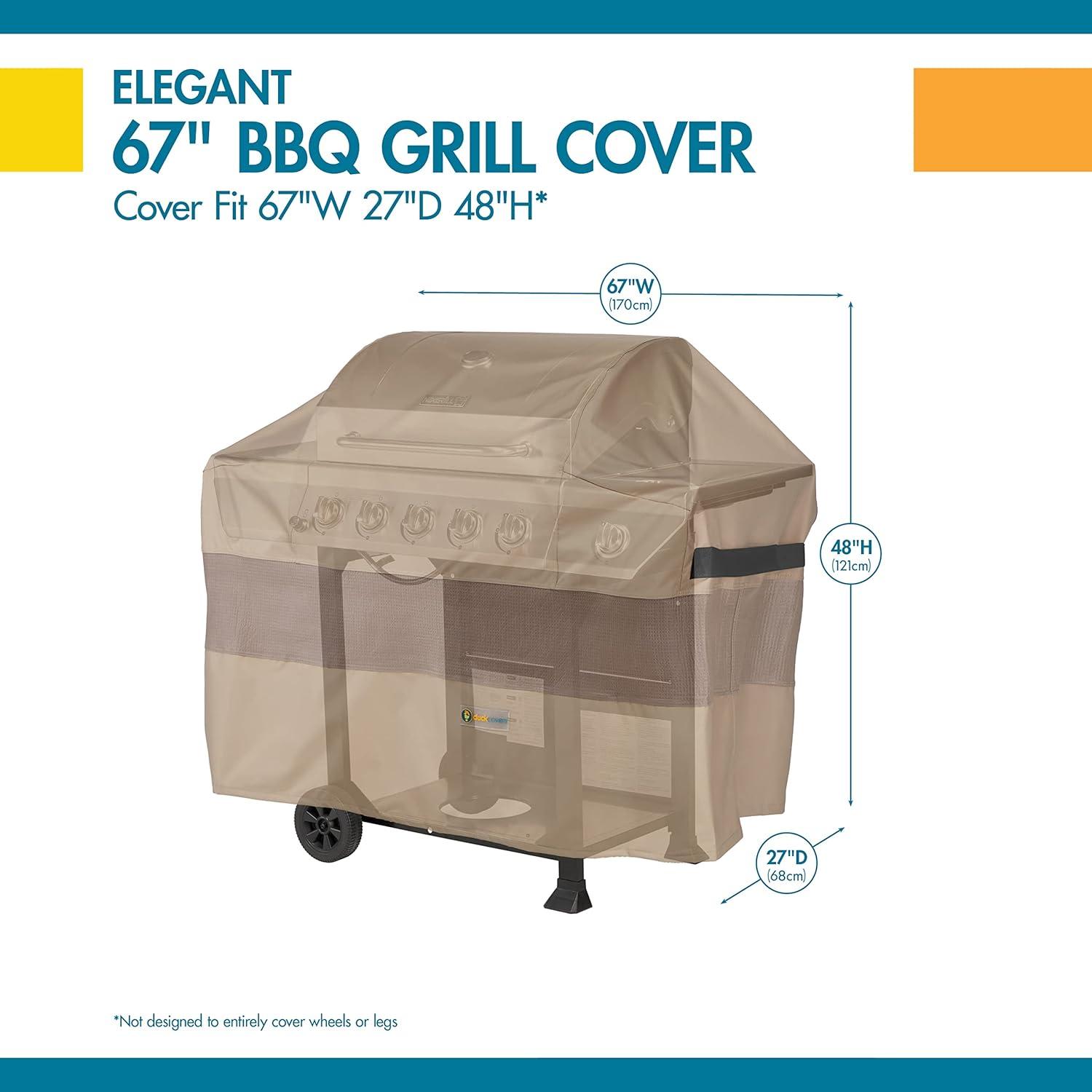 Duck Cover, Grill Cover, Grill Cover for Outdoor Grill, BBQ Covers Elegant Waterproof 65 Inch BBQ Grill Cover, Grill Cover, Grill Cover for Outdoor Grill, BBQ Cover