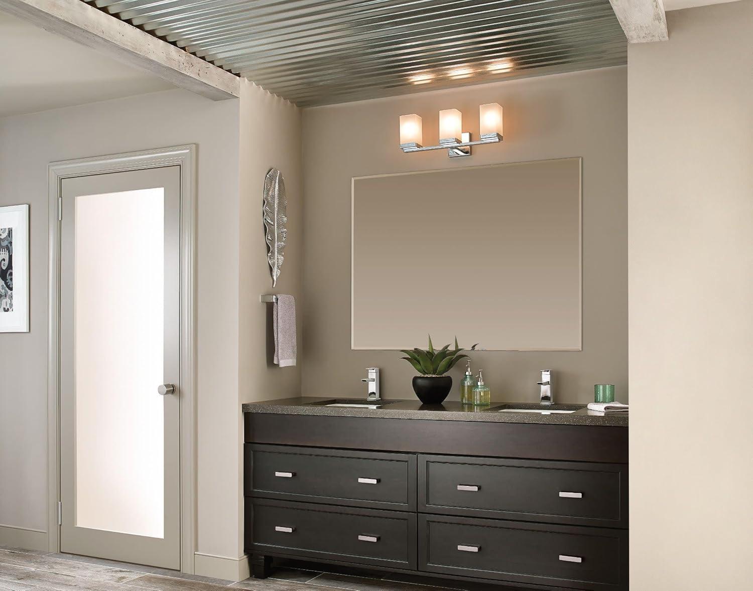 90 Degree Single Hole Bathroom Faucet with Drain Assembly