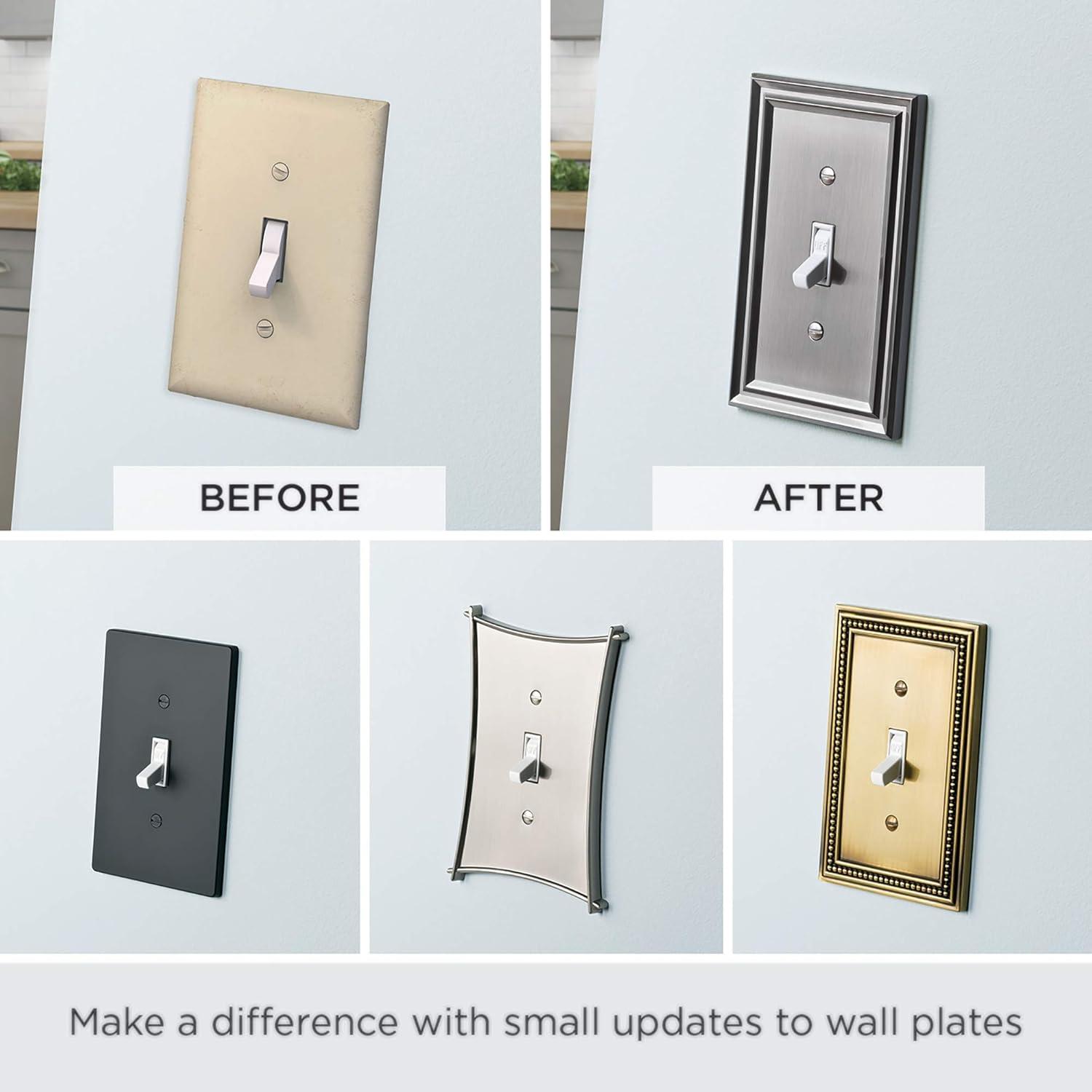 Architectural 2-Gang Rocker Wall Plate