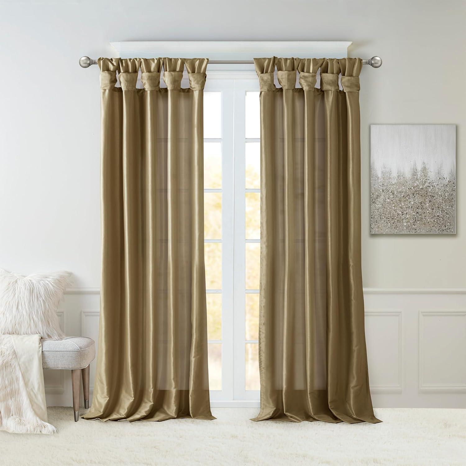 Madison Park Rivau Light-Filtering Single Curtain Panel