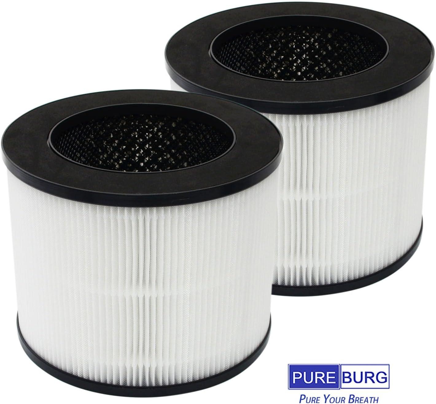 H13 HEPA Activated Carbon Air Purifier Replacement Filters, 2-Pack