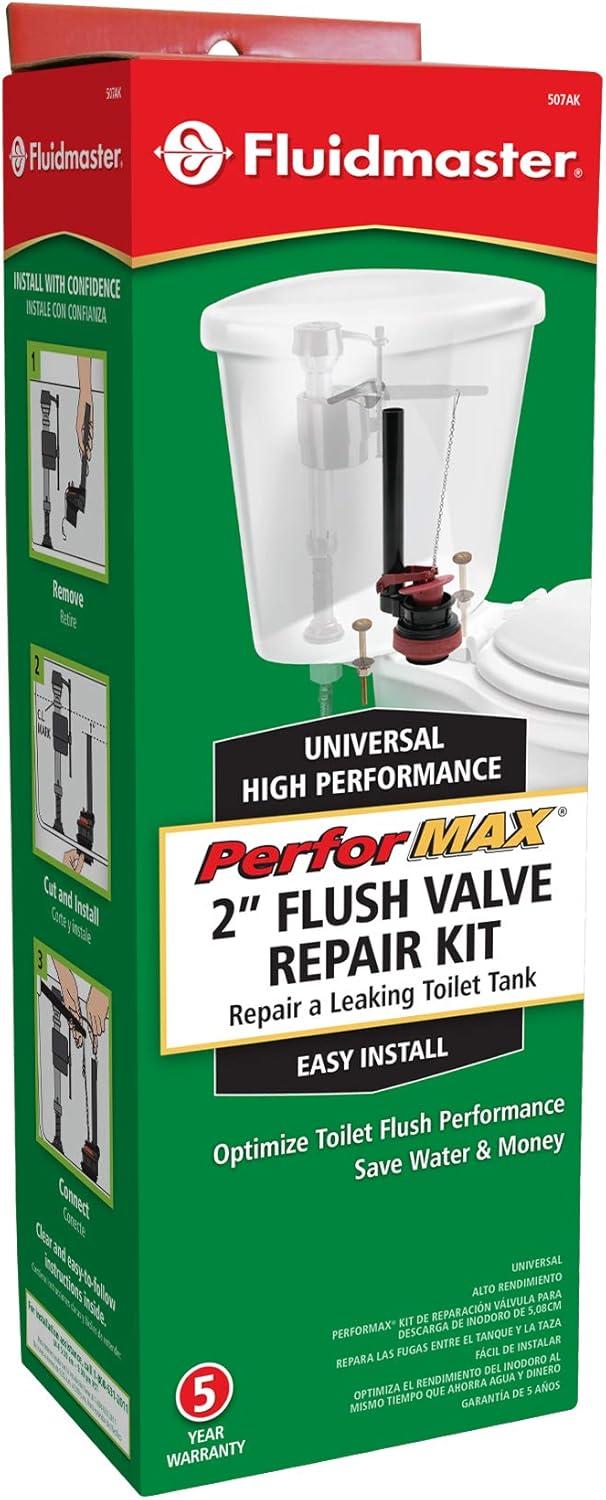 Fluidmaster 507AKP7 Complete 2" Toilet Flush Valve Repair Kit