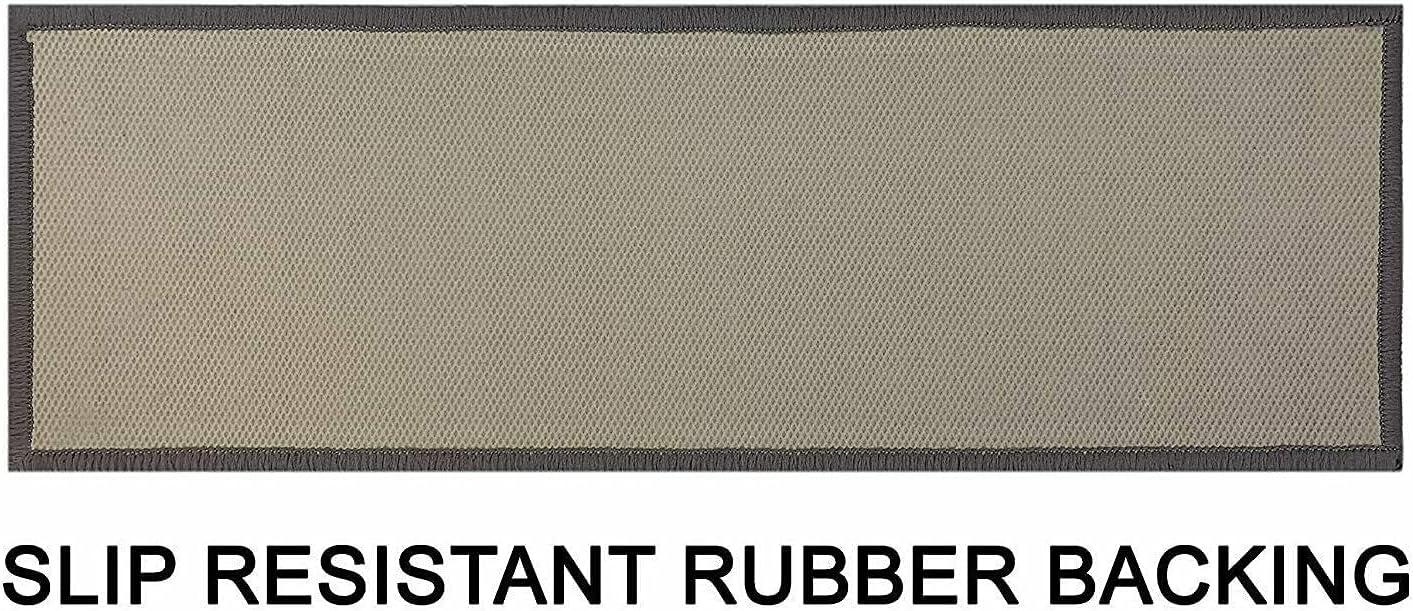 Indoor Trellis Border Series 8.5 in. x 26 in. Stair Tread Cover (Set of 3)
