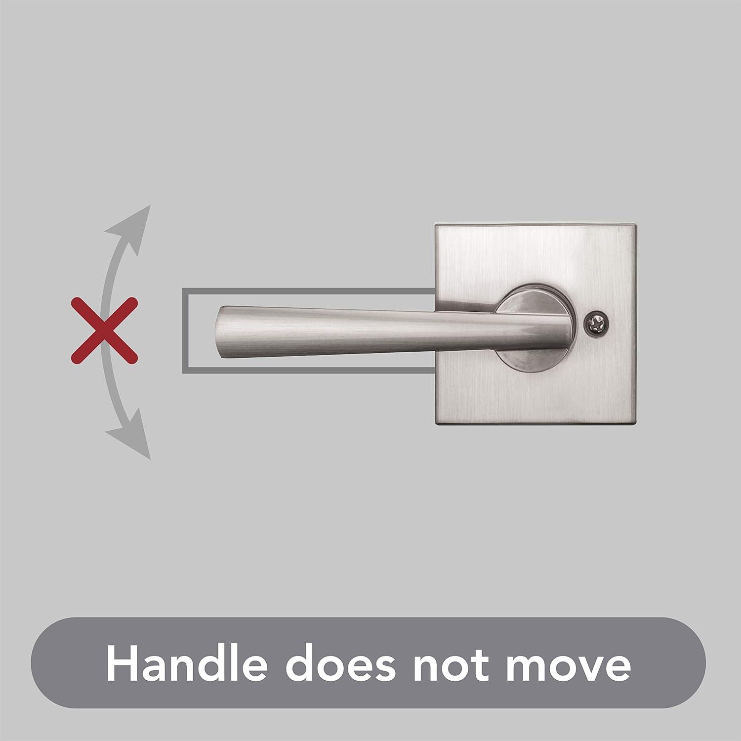 Spyglass Single Dummy Door Lever with Square Rose