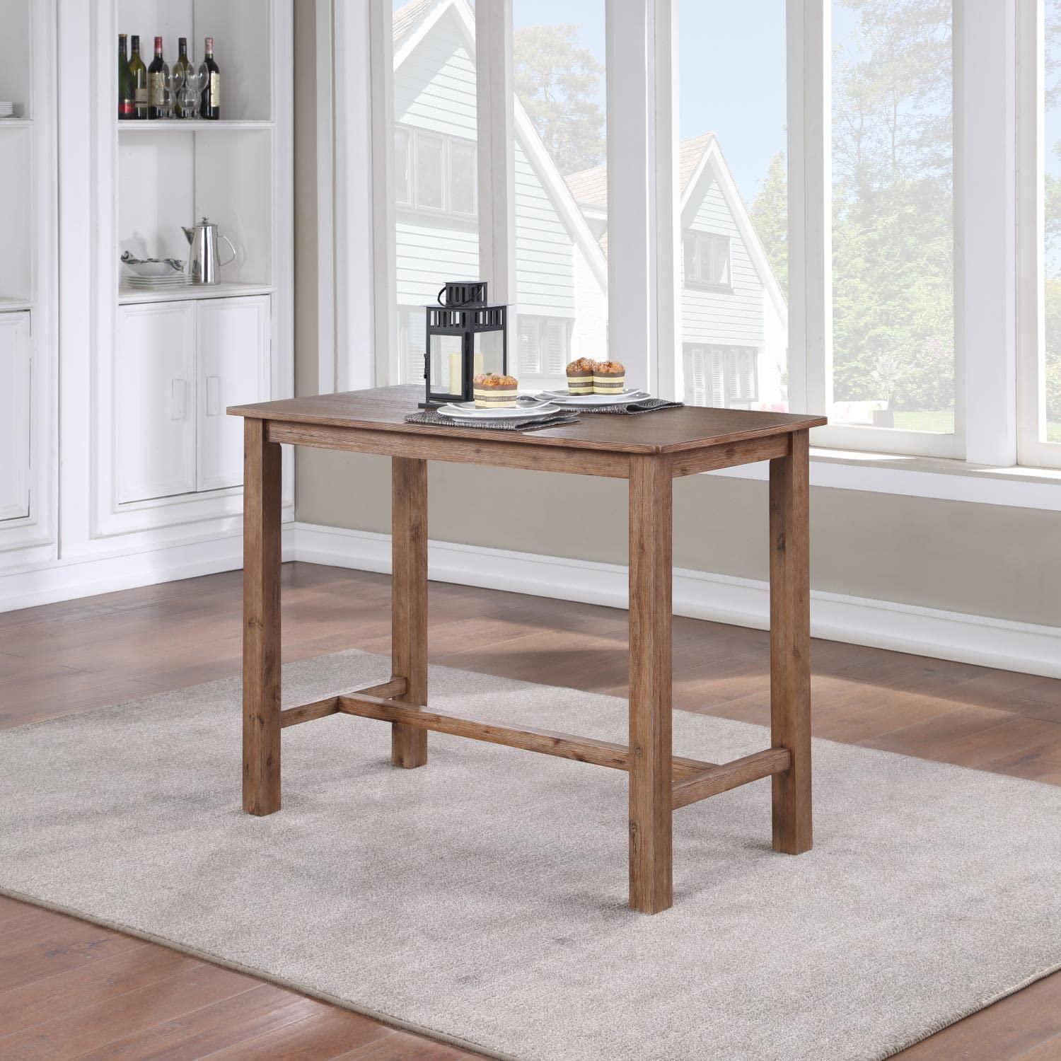 Sonoma Counter Height Pub Table Storm Gray - Boraam: 4-Seat Rectangle
