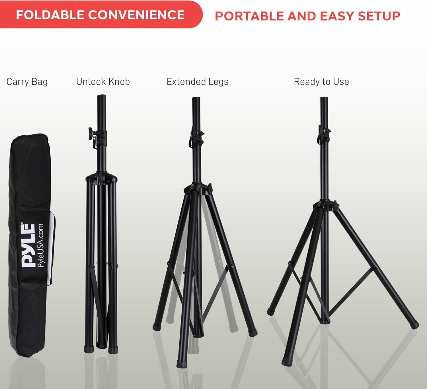 Pyle 70'' Adjustable Height Speaker Stand