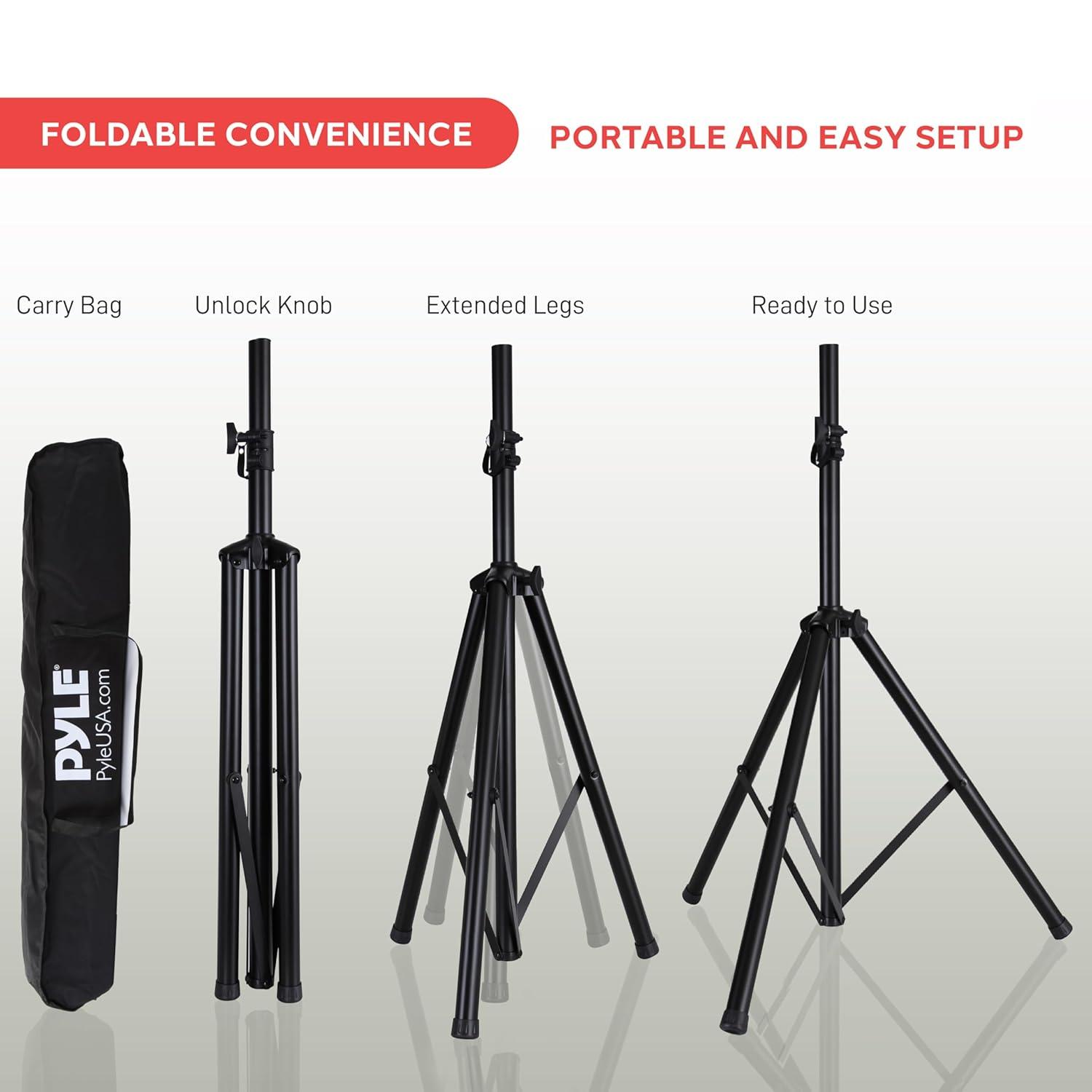 Pyle 70'' Adjustable Height Speaker Stand