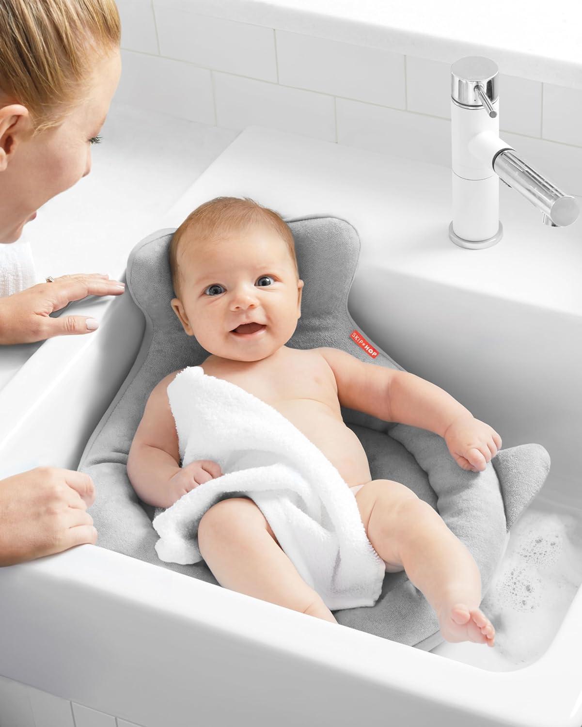 Skip Hop Moby SoftSpot Sink Baby Bather - Gray