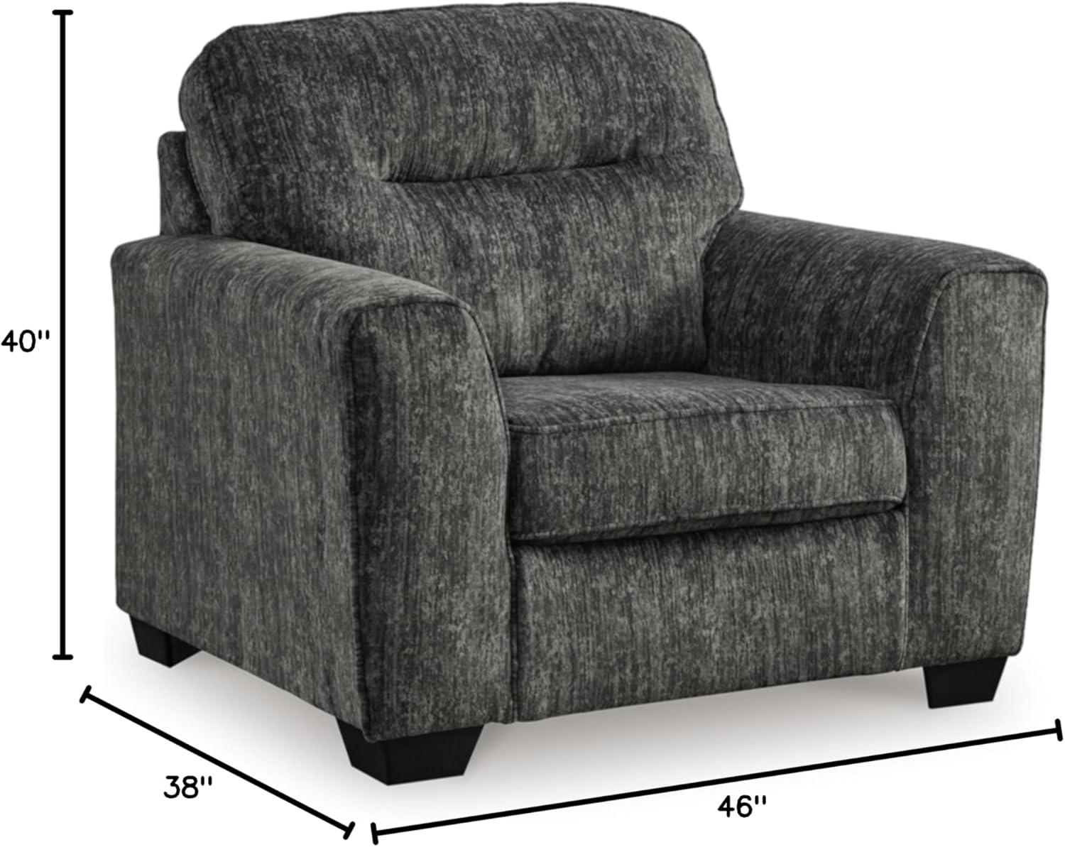 Ashley Furniture Lonoke Gunmetal Oversized Chair