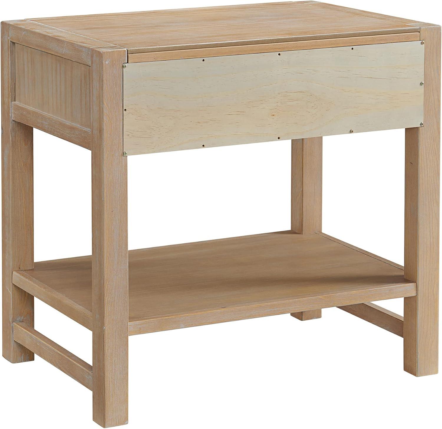 Arden 2-Drawer Wood Nightstand, Perfect for Modern Rustic, Boho or Traditional Bedroom, Functional and Stable Storage, 28W x 19D x 26 3/8H