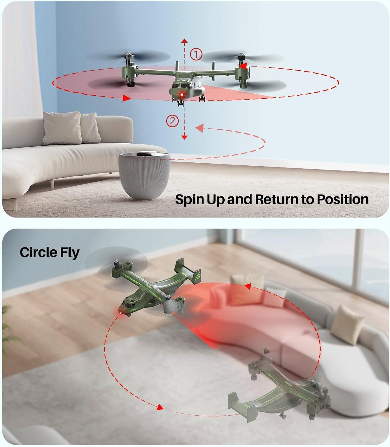 SYMA X550 Military RC Helicopters, 4 Channel Remote Control Helicopter with High & Low Speed, Multiple Stunt Flying, Altitude Hold and LED Light, Army Model for Display and Collectibles