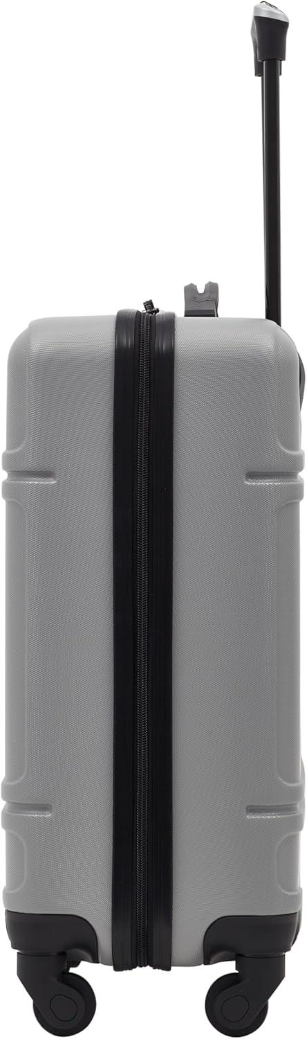 Travelers Club 20" Skyline Rolling Hard Case Carry-on Luggage - Gray