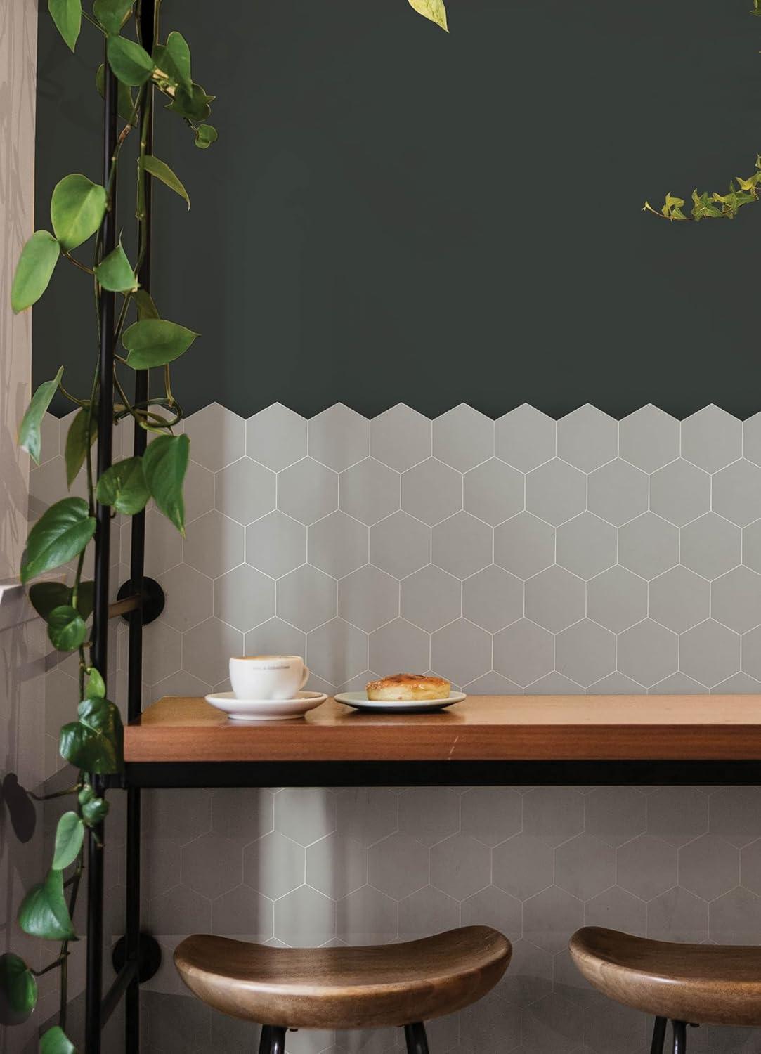 WallPops! Hexagon Peel and Stick Luxury Wall Tiles