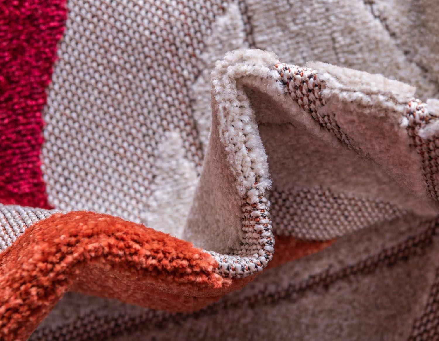 Unique Loom 9' 0 x 12' 2 Terracotta Outdoor Botanical Augusta Area Rug