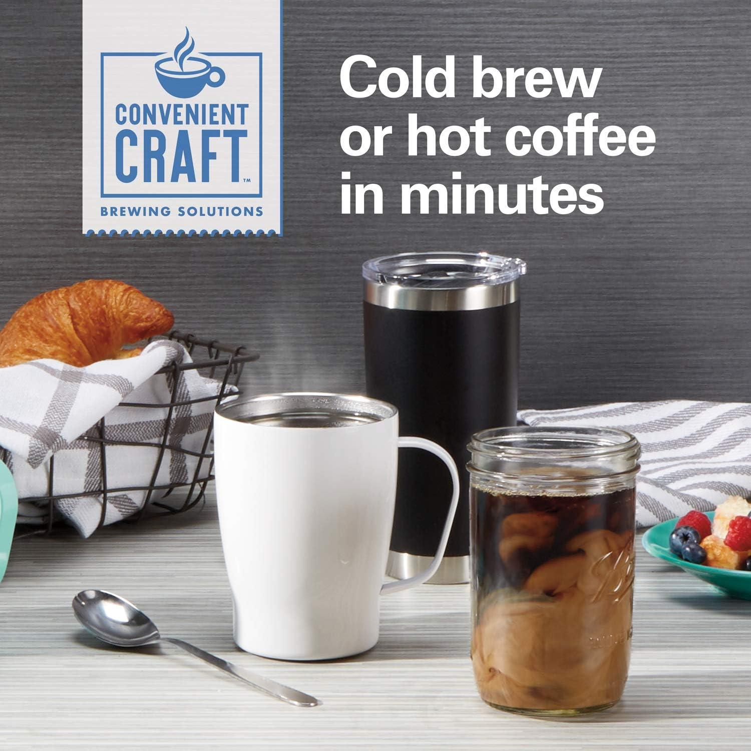 Hamilton Beach® Convenient Craft Rapid Cold Brew and Hot Coffee Maker 16 oz. Capacity