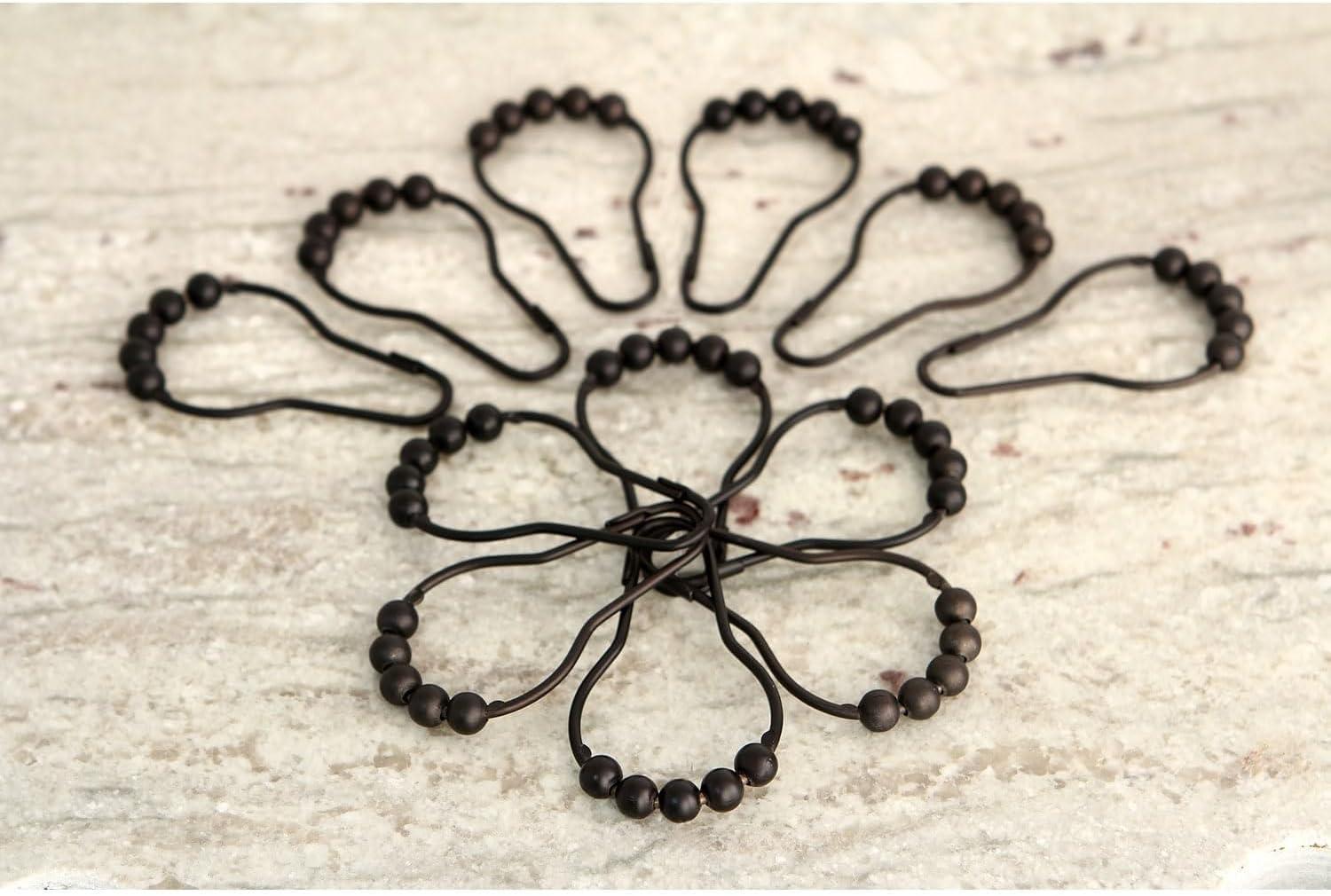 Kingston Brass Kingston Brass Edenscape Roller Ball Shower Curtain Rings (12 Pieces/Set) (Set of 12)