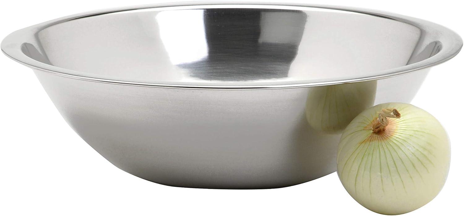 Update International Stainless-Steel Mixing Bowl, 5 Qt, Silver
