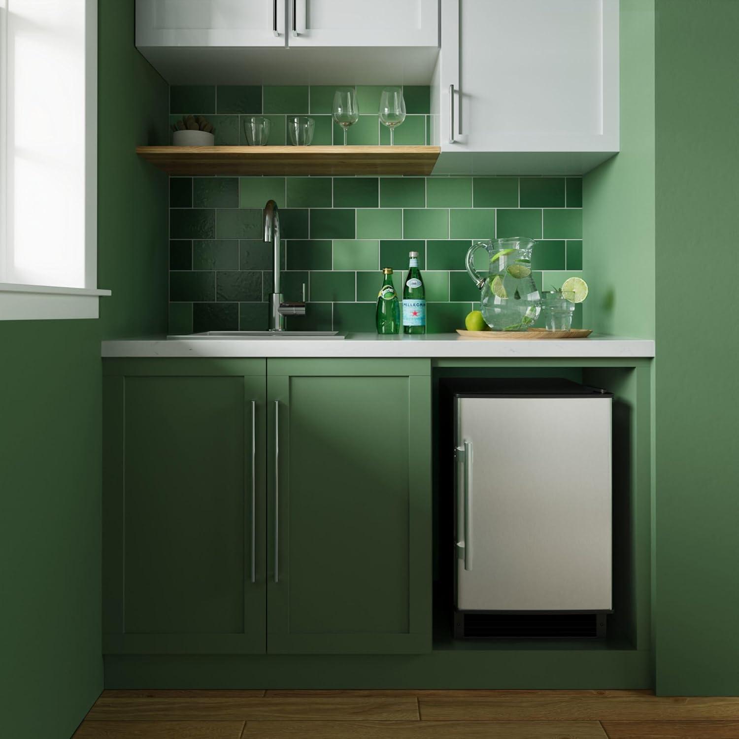 EdgeStar 15 Inch Wide 12 Lbs. Capacity Built-In Ice Maker with 15 Lbs. Daily Ice Production | Wayfair