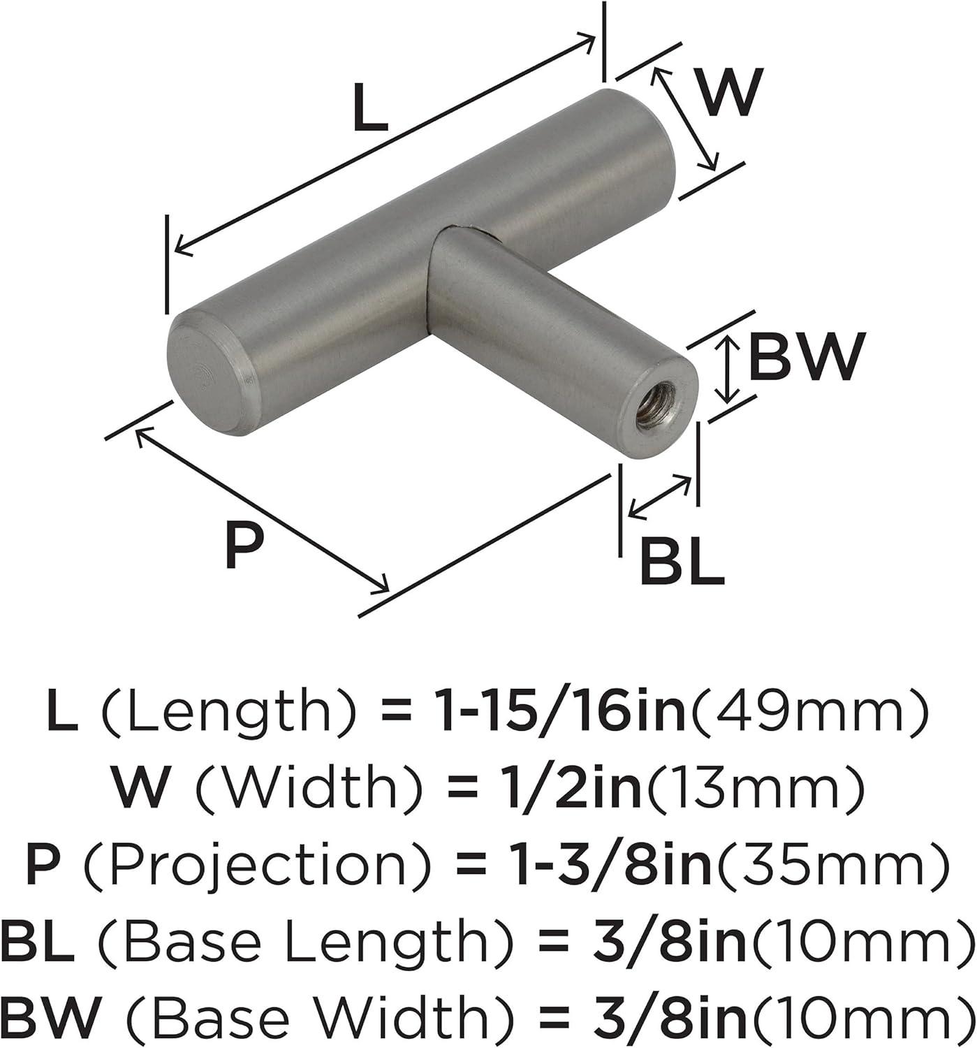 Bar Pulls 1 15/16" Length Bar Knob