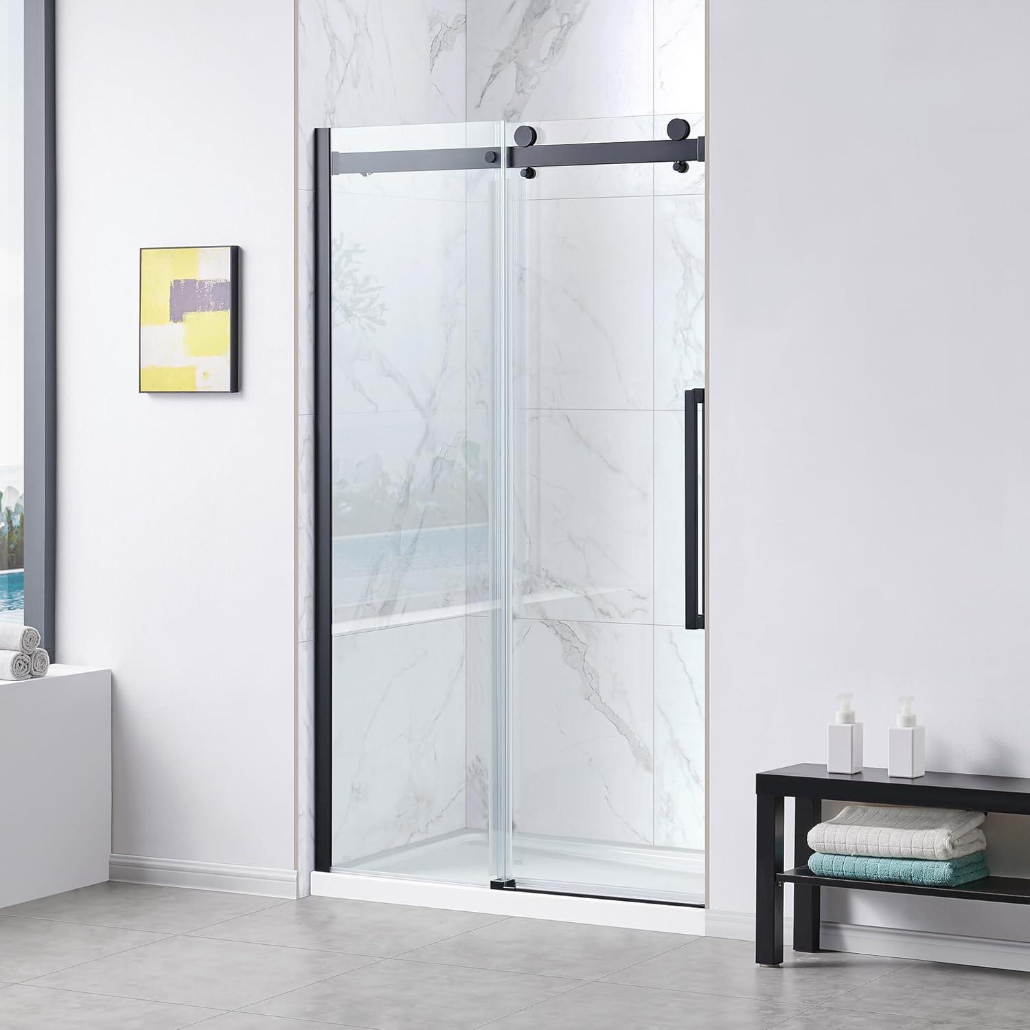 OVE Decors Bel Soft Close 2-Piece 32" x 48" x 81" Base/Door Rectangular Alcove Shower Kit
