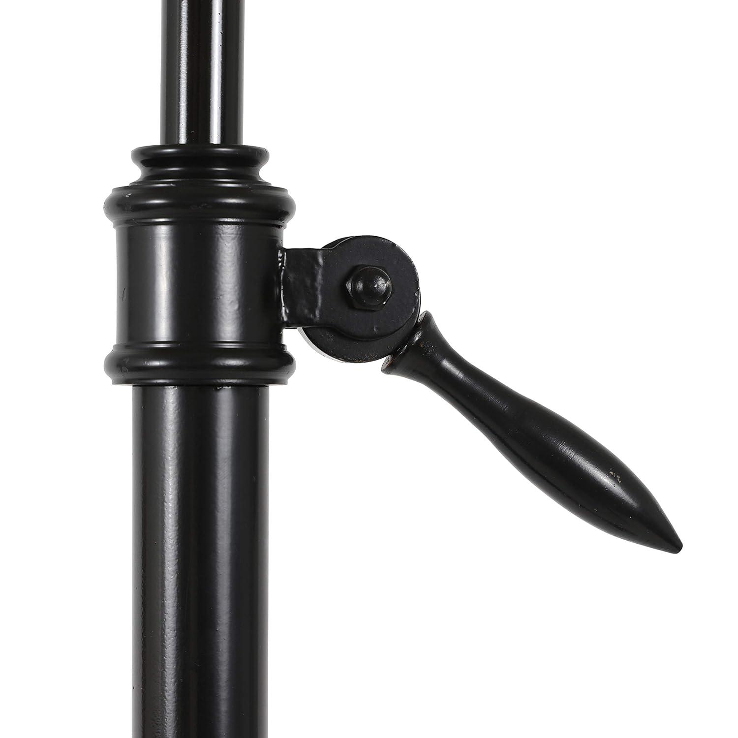Decor Therapy Adjustable Floor Lamp in Steel, Bronze Finish, 55" Tall