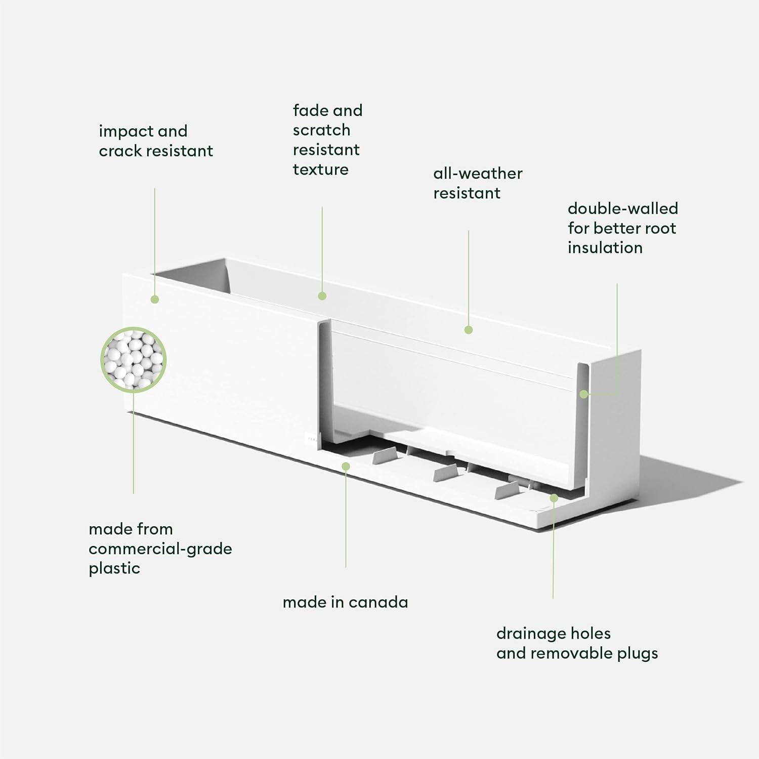 Block Series Window Box Planter