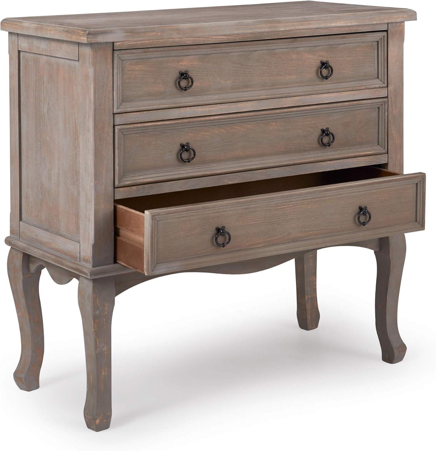 ClickDecor ClickDecor Thomas Antique Country Style Dresser Chest with 3-Drawers