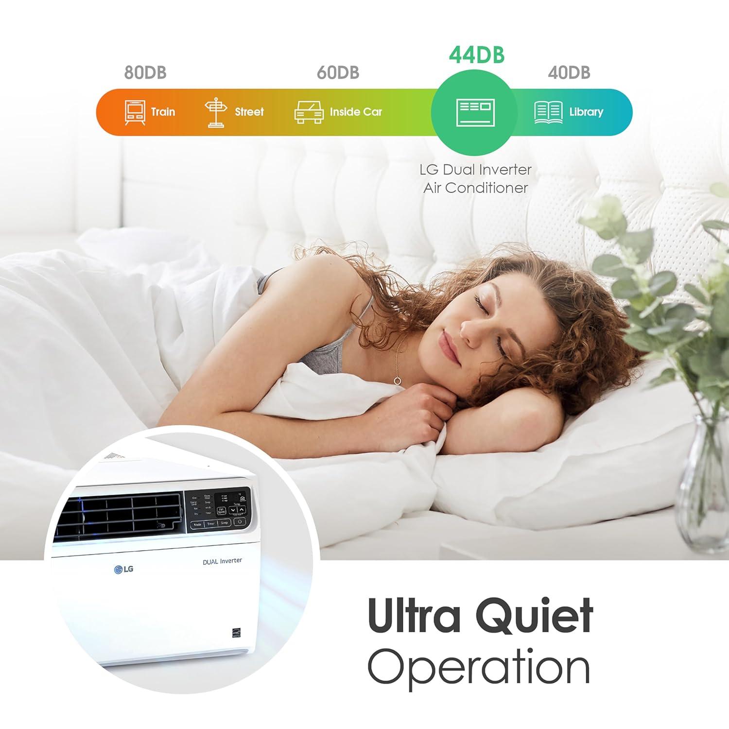 LG LG 10,000 BTU Dual Inverter Smart Window Air Conditioner