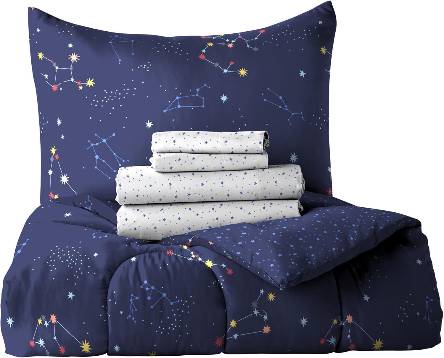 Zodiac Twin Bed in a Bag Midnight Blue