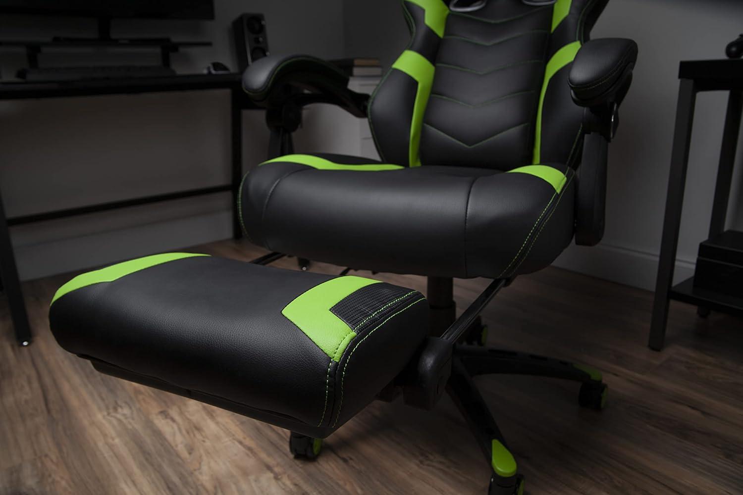 Respawn RESPAWN 110 Pro Gaming Chair - Gaming Chair with Footrest, Reclining Gaming Chair, Video Gaming Computer Desk Chair, Adjustable Desk Chair, Gaming Chairs For Adults With Headrest Pillow