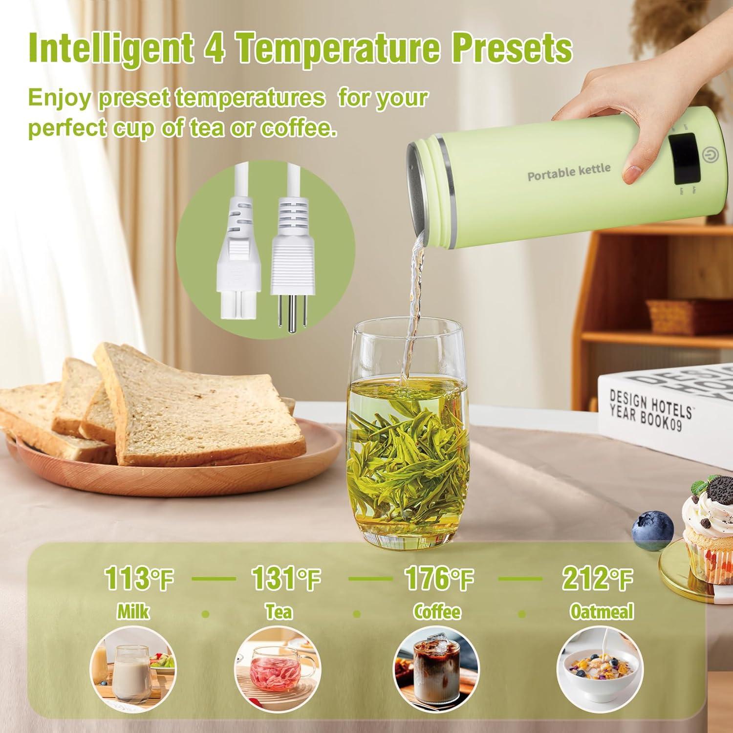 BINNBOX Portable Mini Electric Kettle