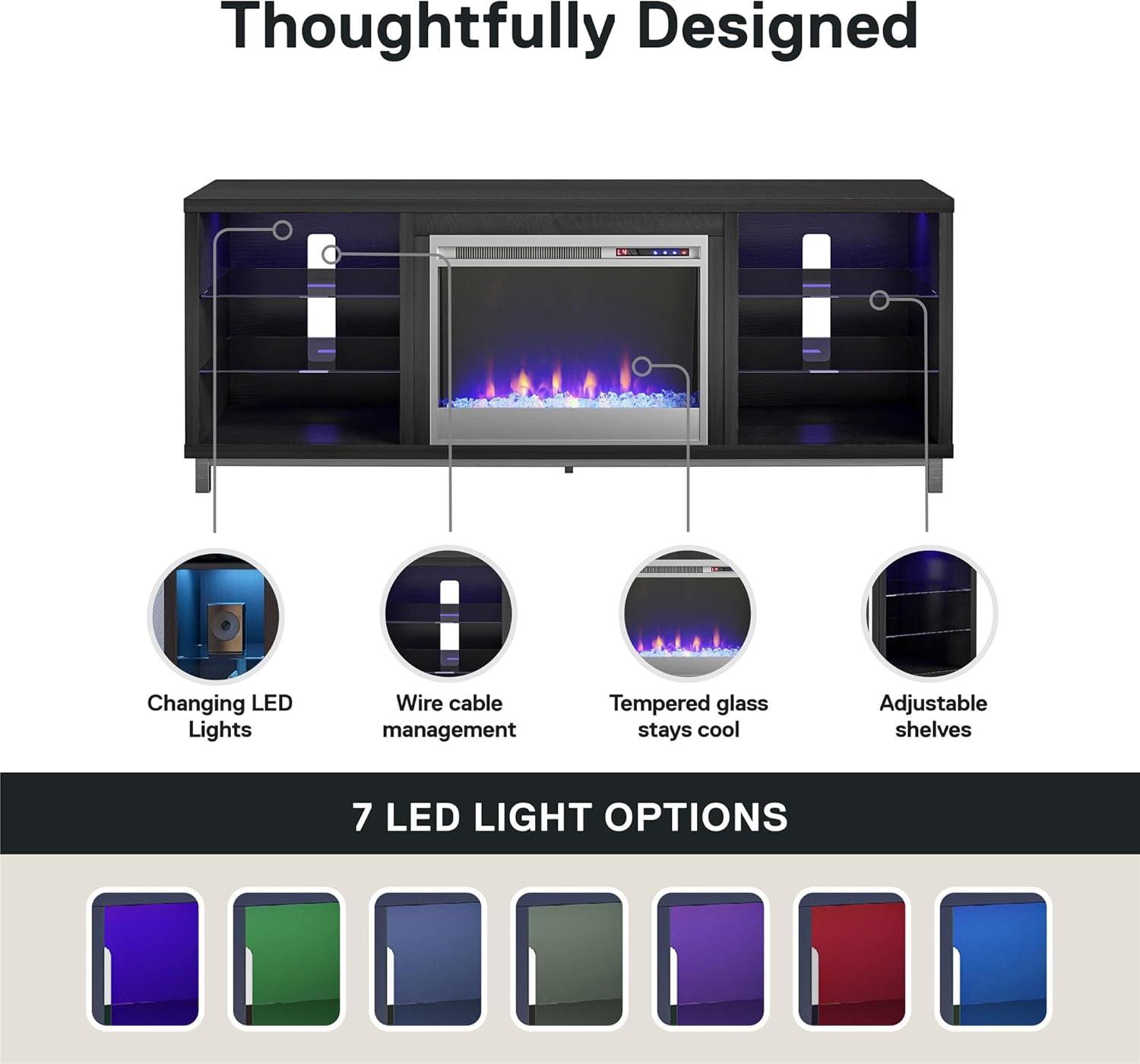 Lumina Fireplace TV Stand for TVs up to 70"