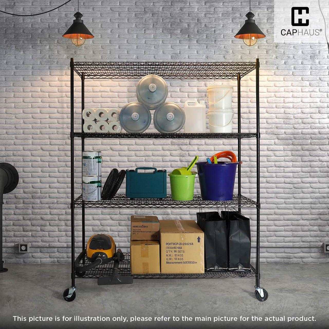 CAPHAUS Shelving Unit with Wheels