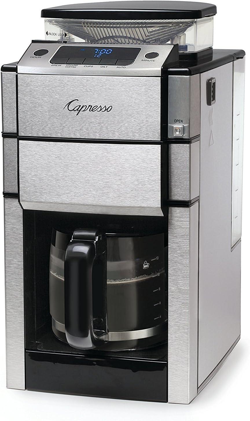 Capresso Team Pro Plus 12-Cup Coffee Maker with Glass Carafe