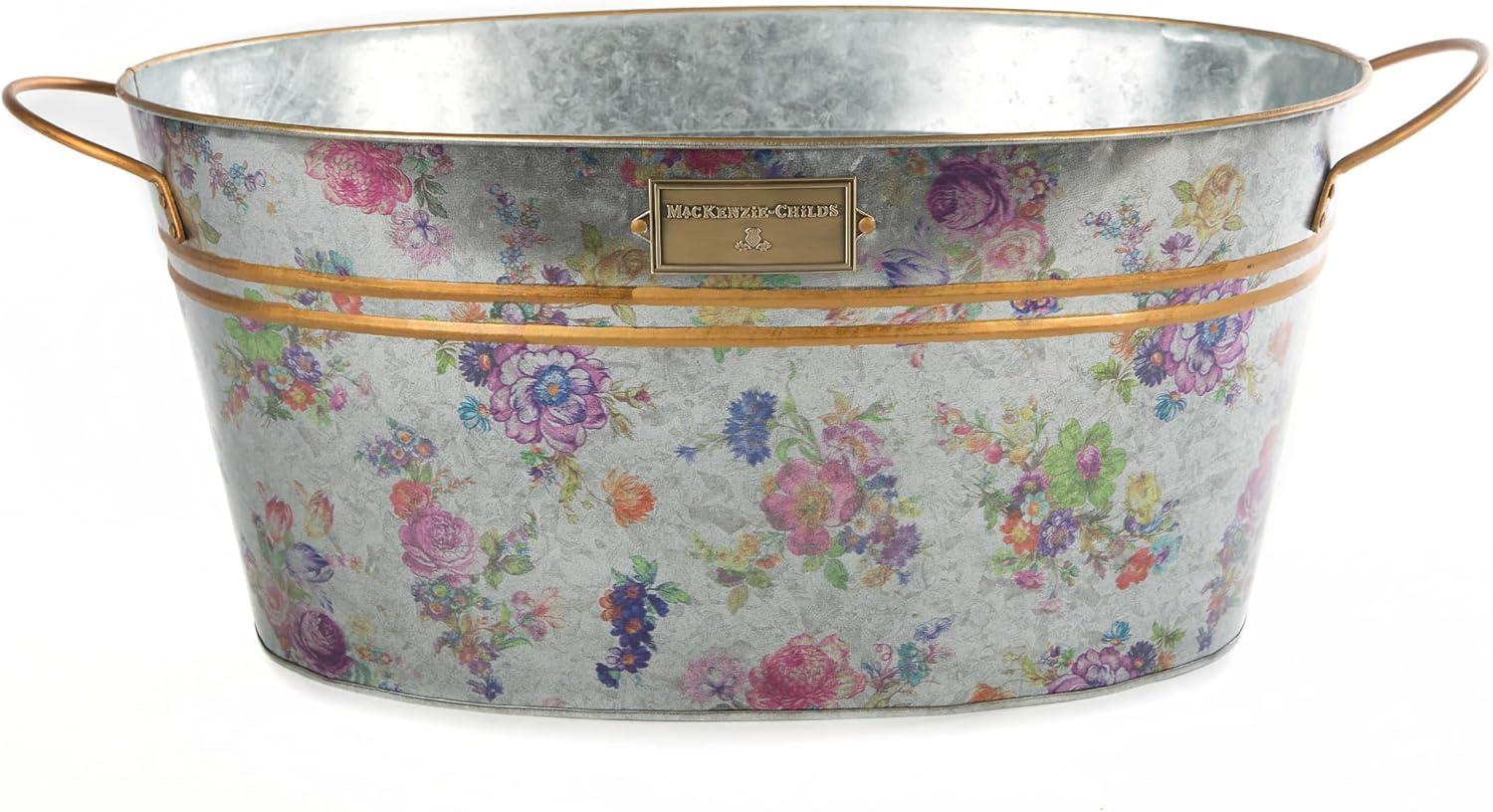 Flower Market Galvanized Beverage Bucket