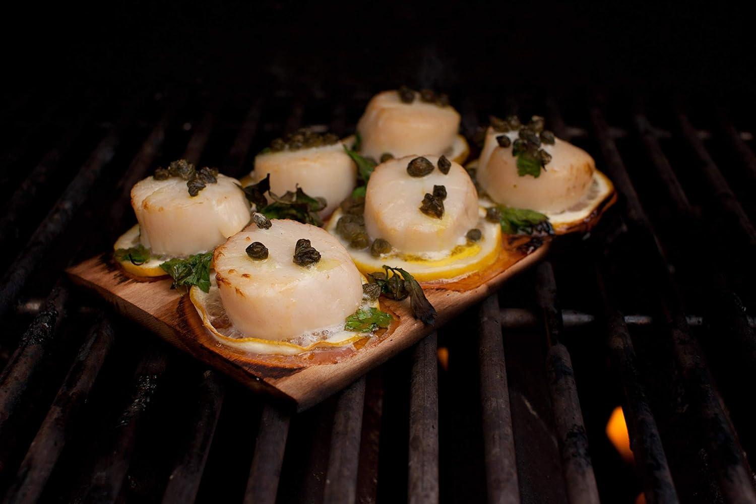 Wood Fire Grilling 5" x 11" x 6" Western Red Cedar Grilling Planks (6 Pack)