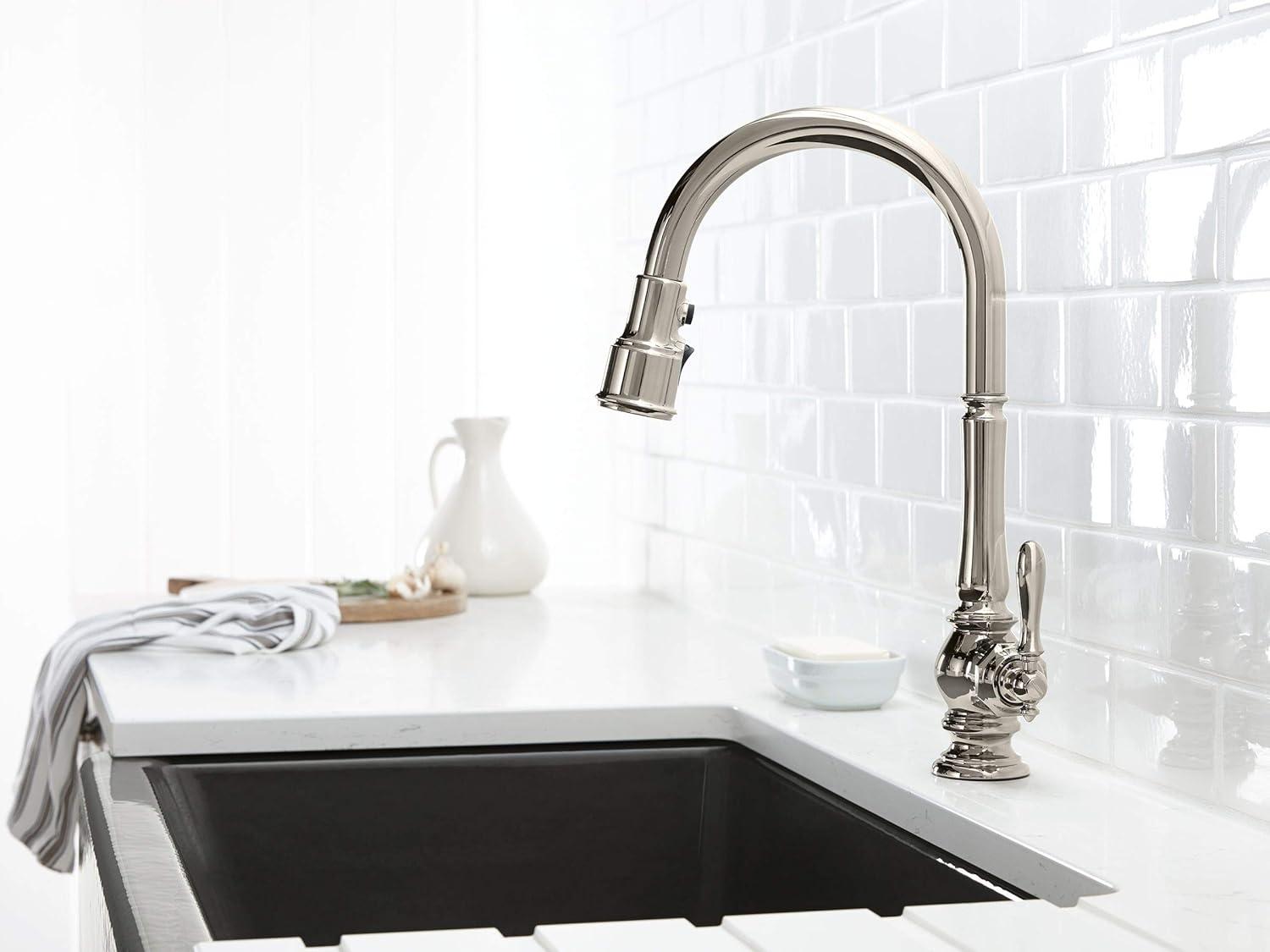 Artifacts® Pull Down Single Handle Kitchen Faucet