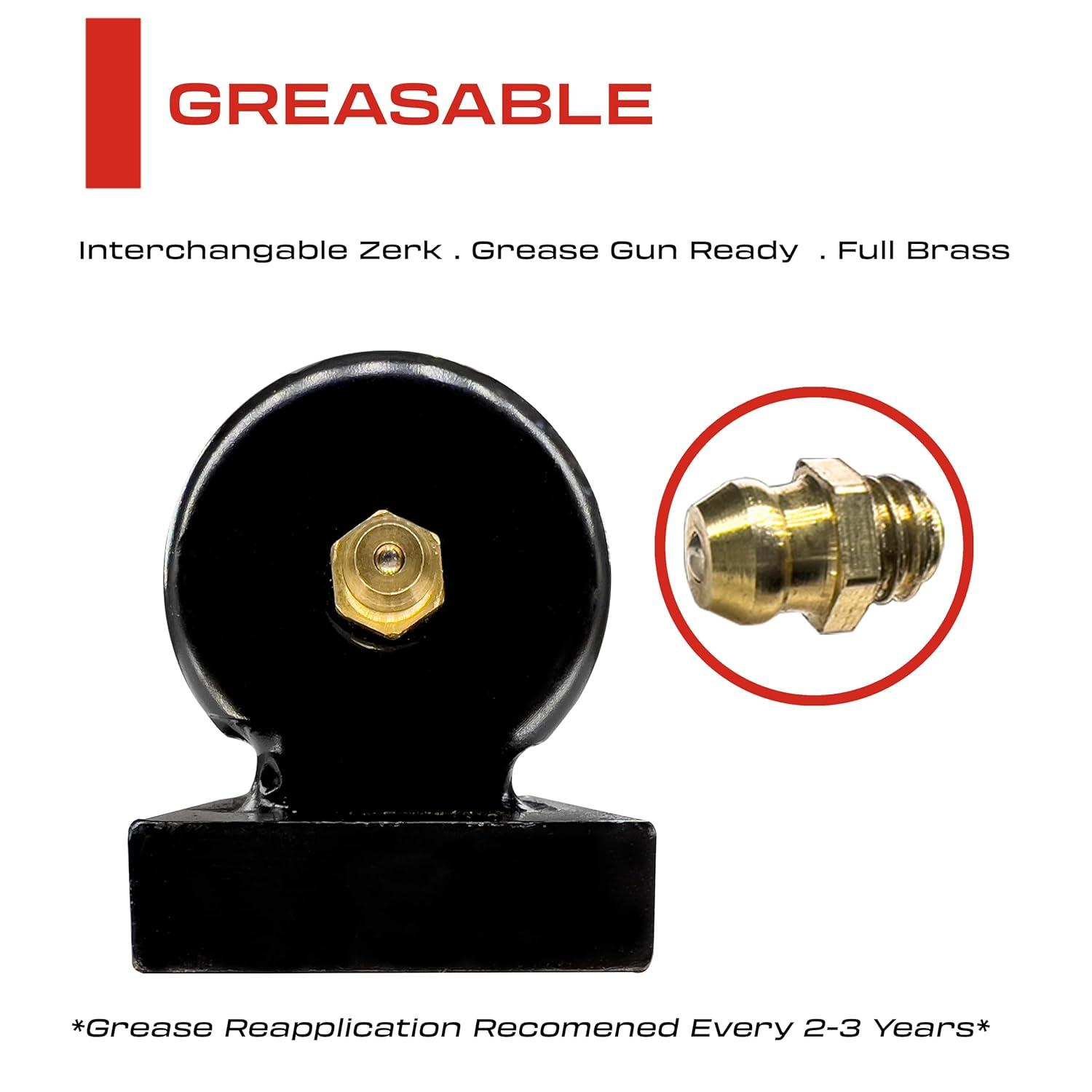 3/4" Inch J-Bolt Gate Hinge – 8.5” Inch Length - Adjustable Gate Hinges – Bearing Gate Hinge – Heavy Duty – Weldable Hinge - Heavy Duty Hinges for Gates – Weld Hinge – Gate Hinges