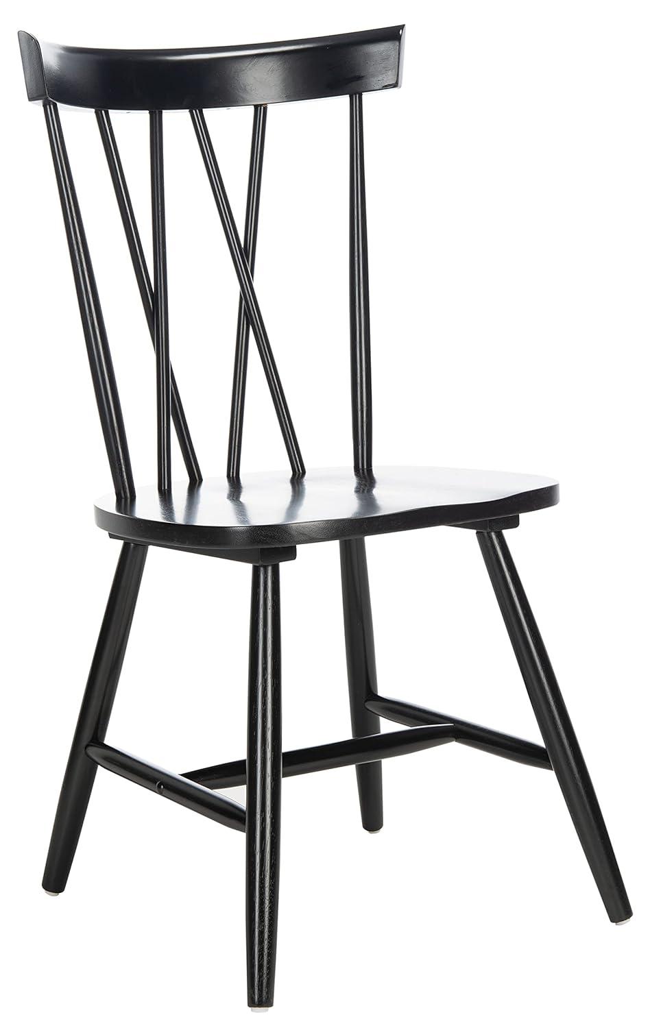 Friar Dining Chair (Set of 2) - DCH1401 - Black - Safavieh