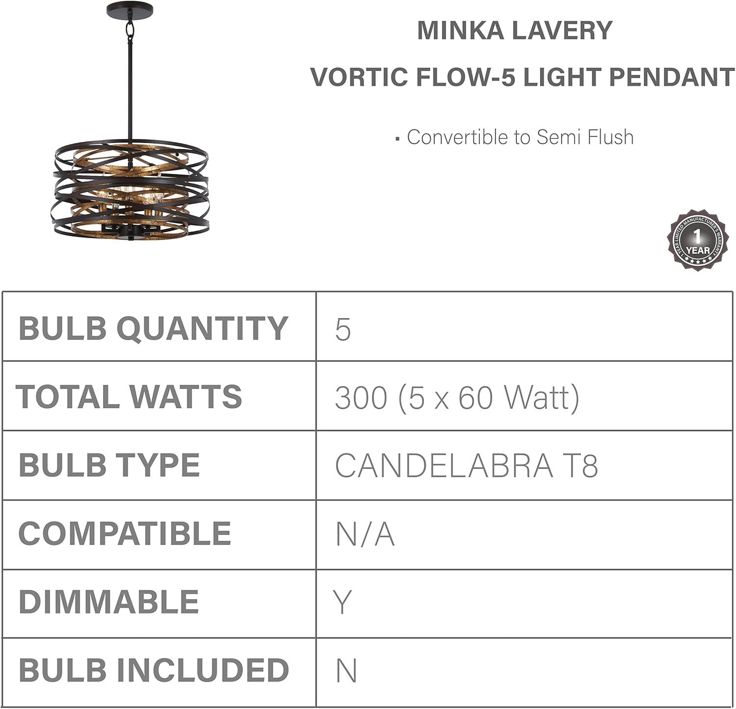 Minka Lavery Dark Bronze Mosaic Gold Pendant Chandelier 16" Wide Modern 5-Light Fixture for Dining Room House Foyer Kitchen Home