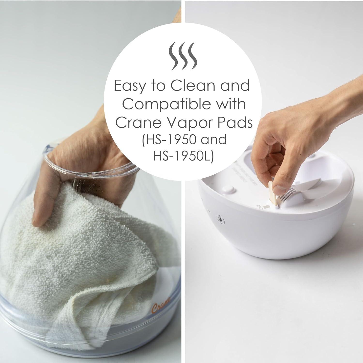 Crane USA Drop 2.0 , 4-in-1 Cool-Mist Humidifier with Aroma Tray & Sound Machine