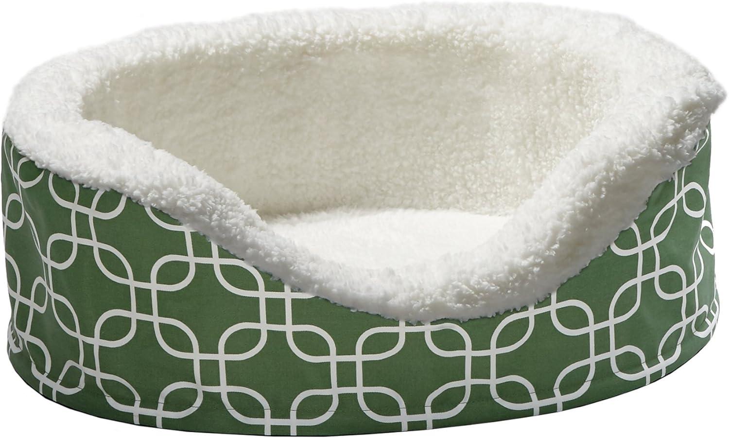 Quiet Time Orthopedic Egg-Crate Nesting Pet Bed w/ Polytetrafluoroethylene Fabric Protector