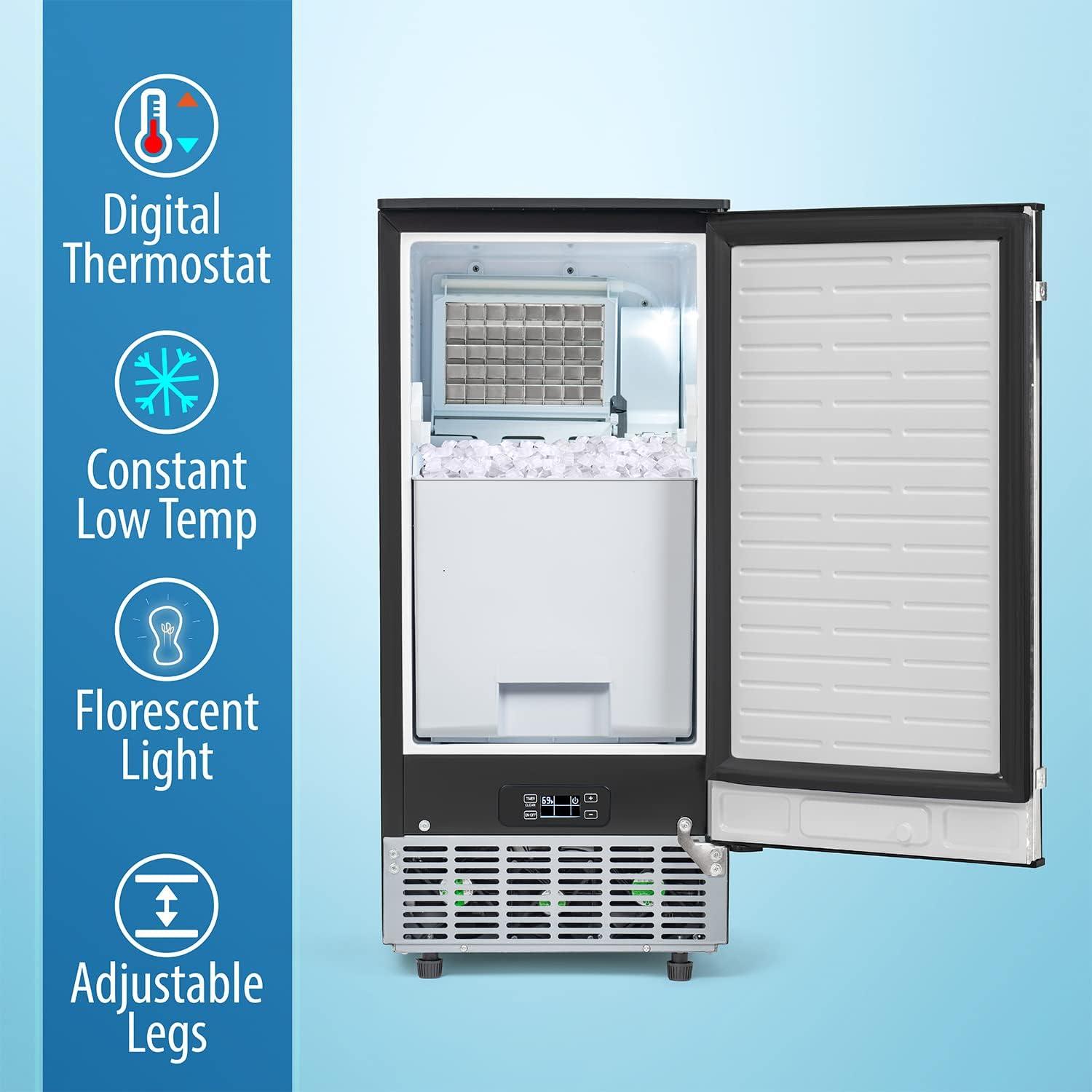 Deco Chef Deco Chef 80 lb. Daily Production Cube Ice Built-In Ice Maker