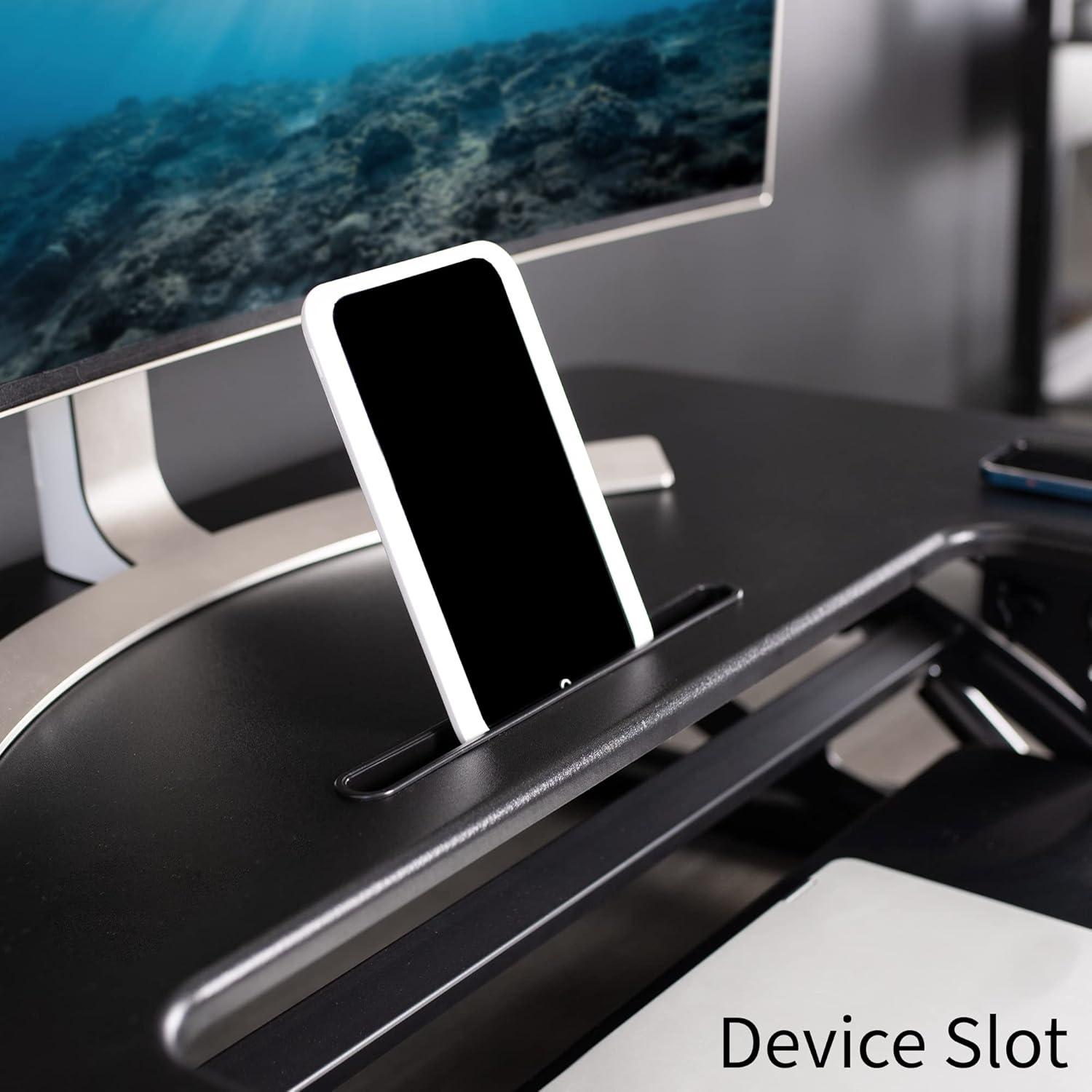 VIVO 36" Electric Standing Desk Converter (DESK-V000VE)