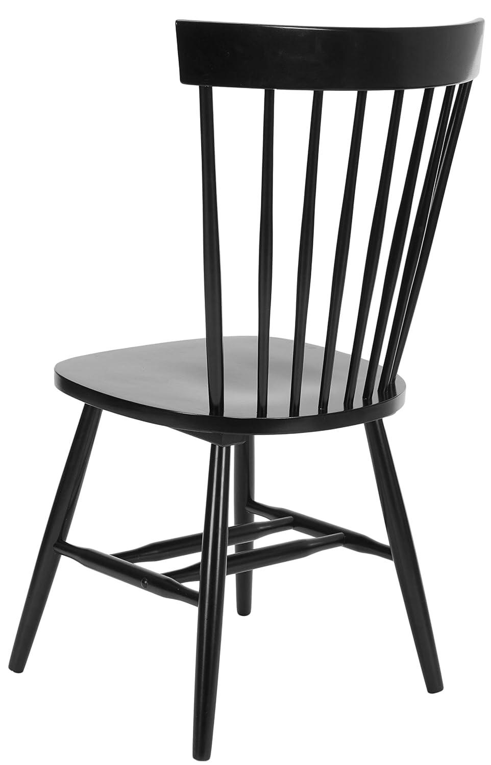 Ophelia & Co. Parker Spindle Windsor Set Of 2 Dining Chair, Black