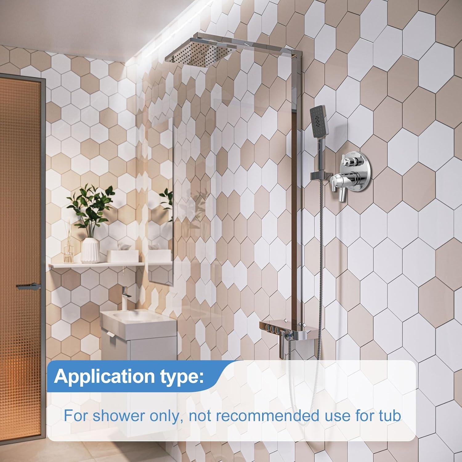 R22000 Shower Valve with Diverter 3-Way 6-Way Rough in Valve, R22000 Multichoice Universal Rough-In kit with Integrated Diverter