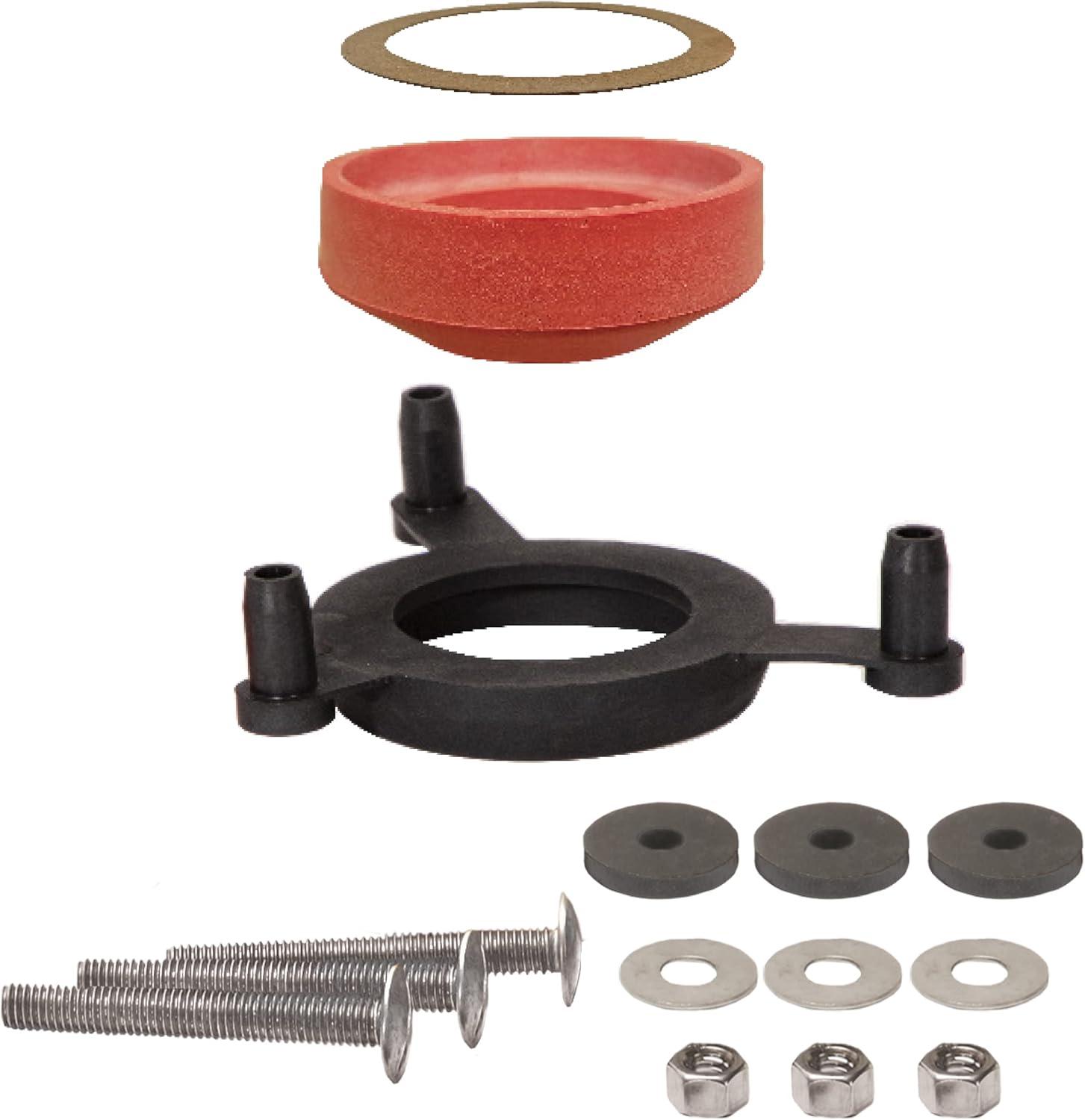 Universal Black and Red Tank-to-Bowl Gasket System