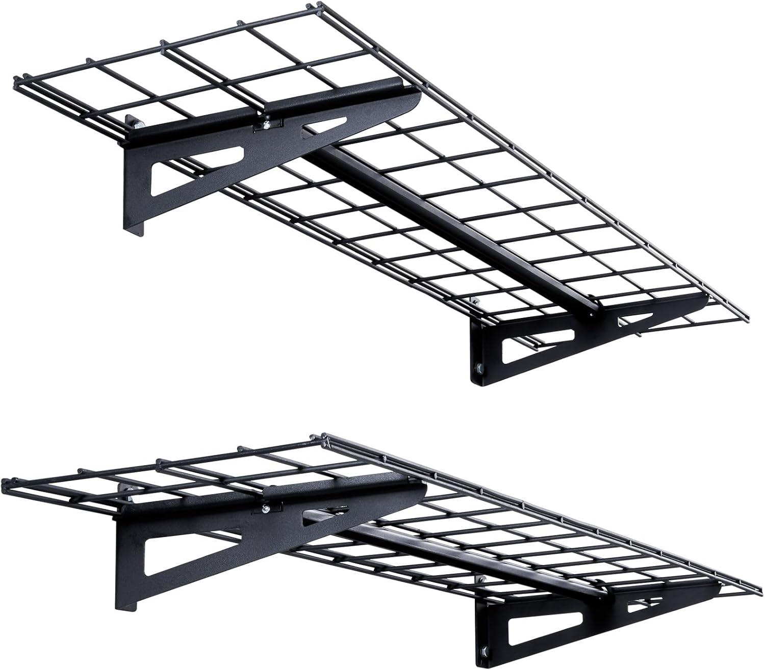 Vevor QXCKGBDHSSC48L638V0 4 x 1 ft. Wall Mounted Garage Storage Shelving - Pack of 2