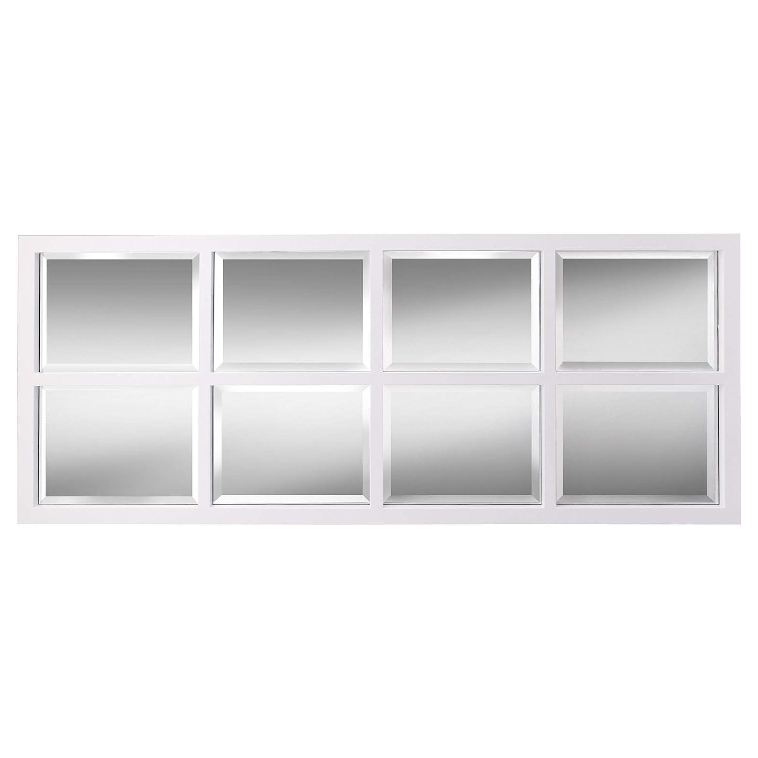 Uniek Stryker Windowpane Framed Wall Mirror